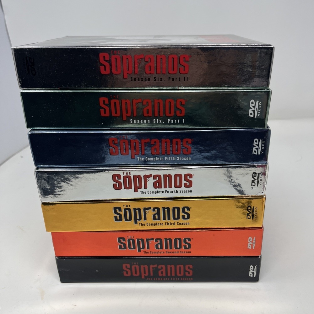 Sopranos Complete Series DVD Lot Seasons 1-6 Part 1 & 2 HBO Box Sets